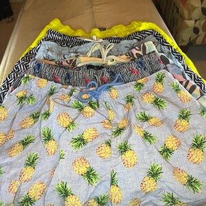 6 Pair of Men’s XL swimming trunks